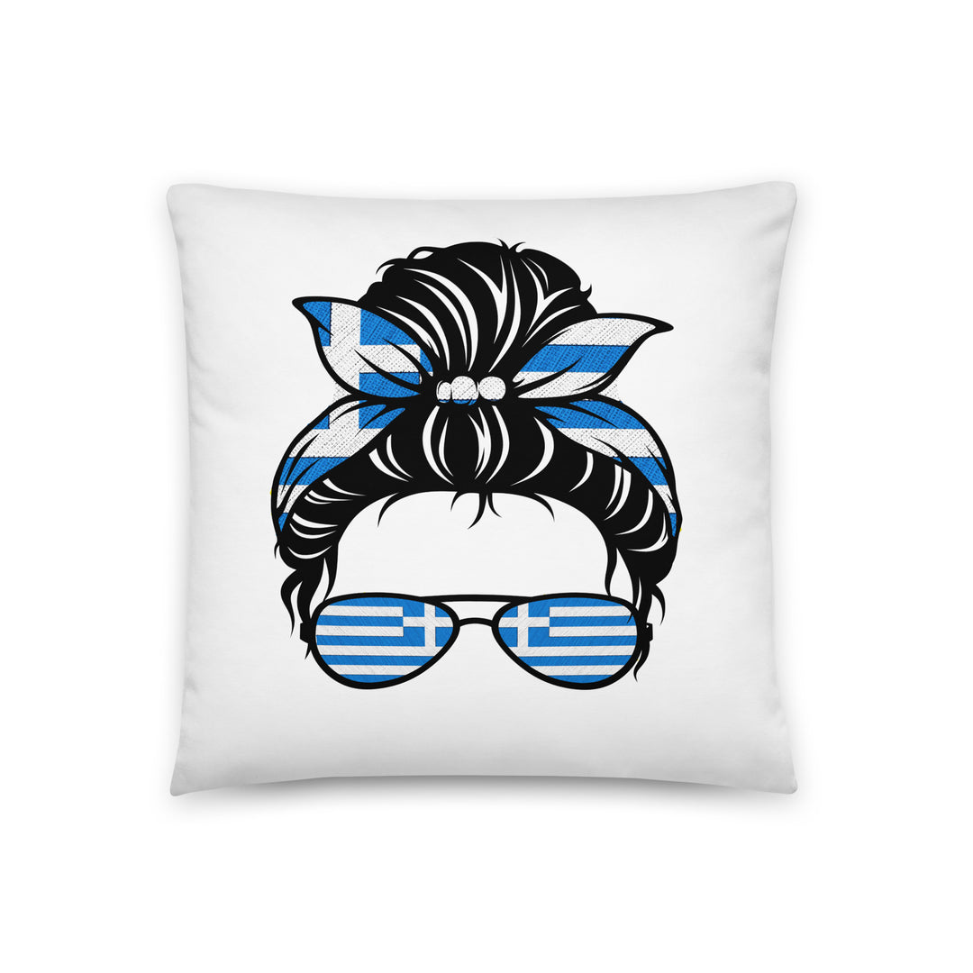 Greek Girl Basic Pillow