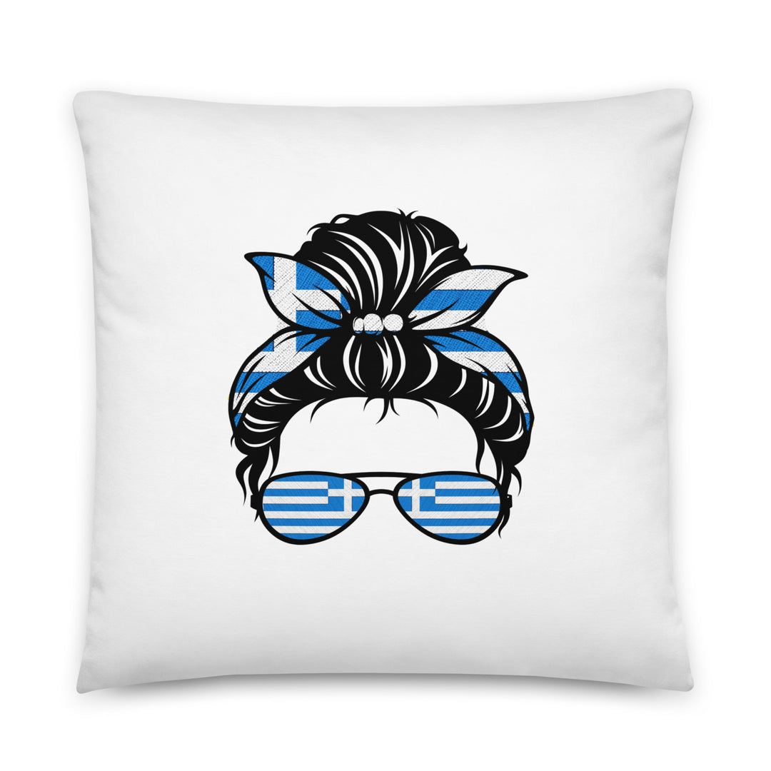 Greek Girl Basic Pillow