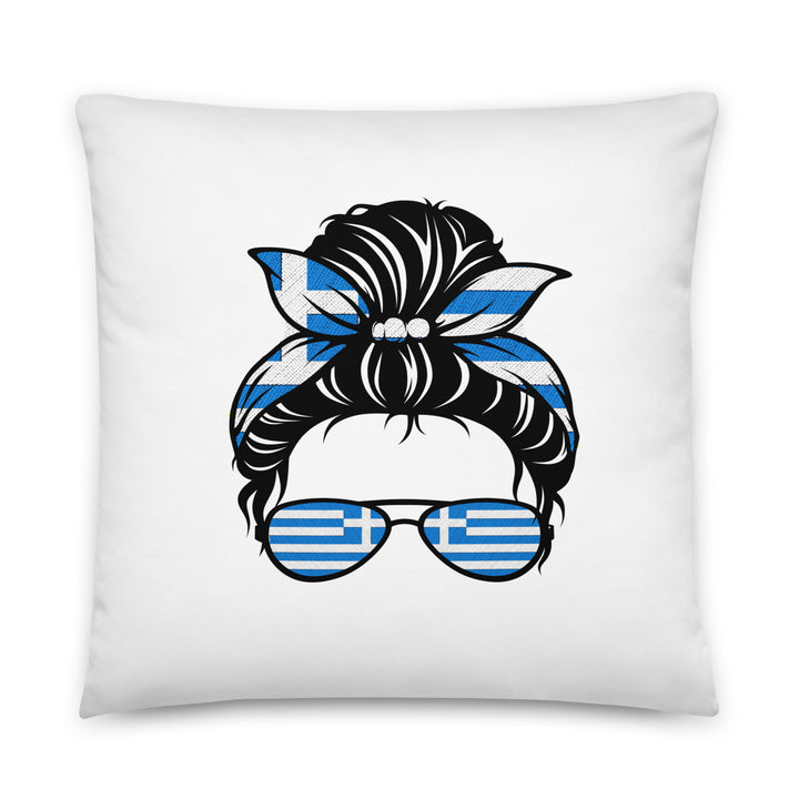 Greek Girl Basic Pillow