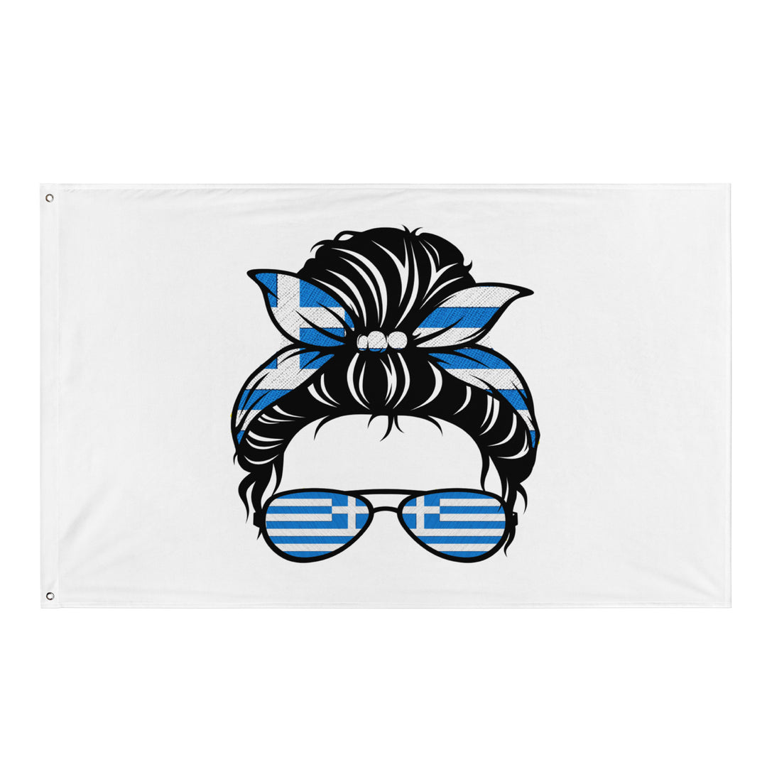 Greek Girl Flag