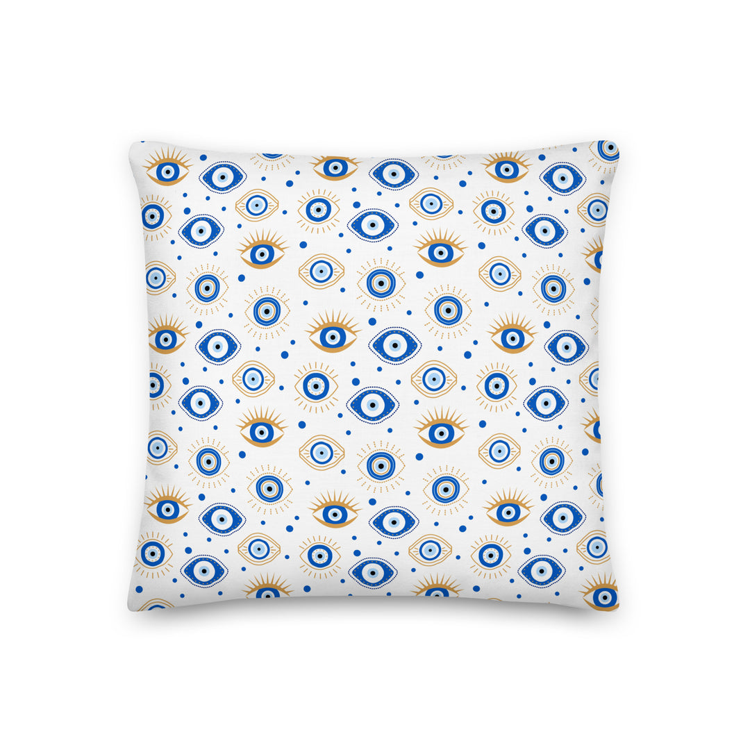 Greek Eyes Premium Pillow