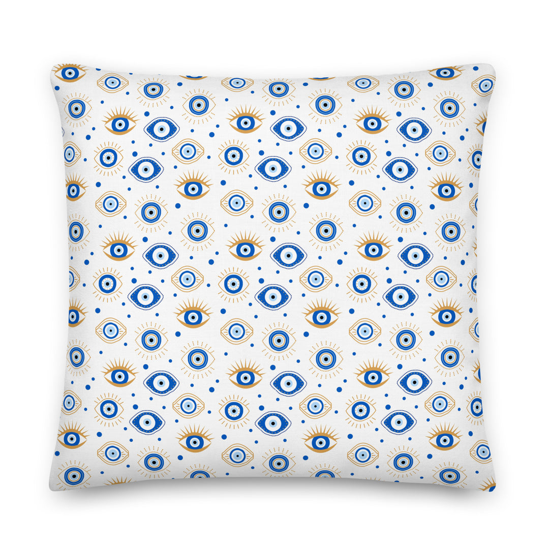 Greek Eyes Premium Pillow