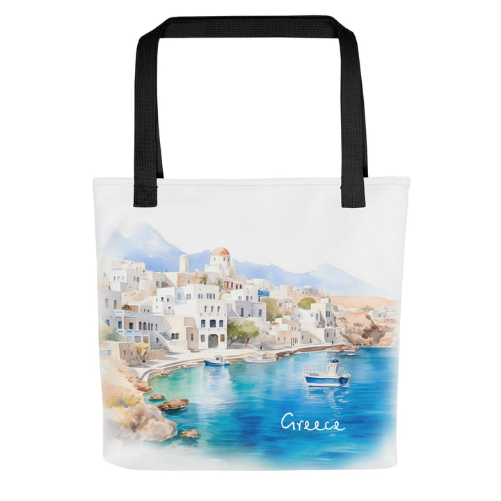 Greece Watercolor Tote bag