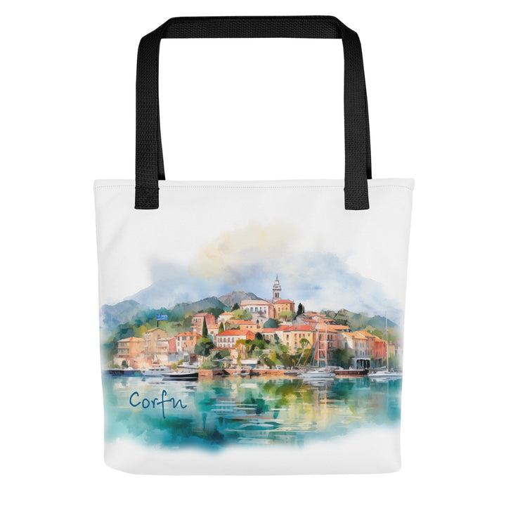 Corfu Watercolor Tote bag