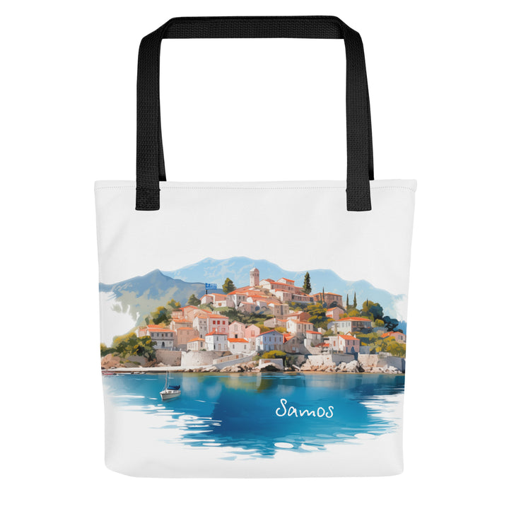 Samos Watercolor Tote bag