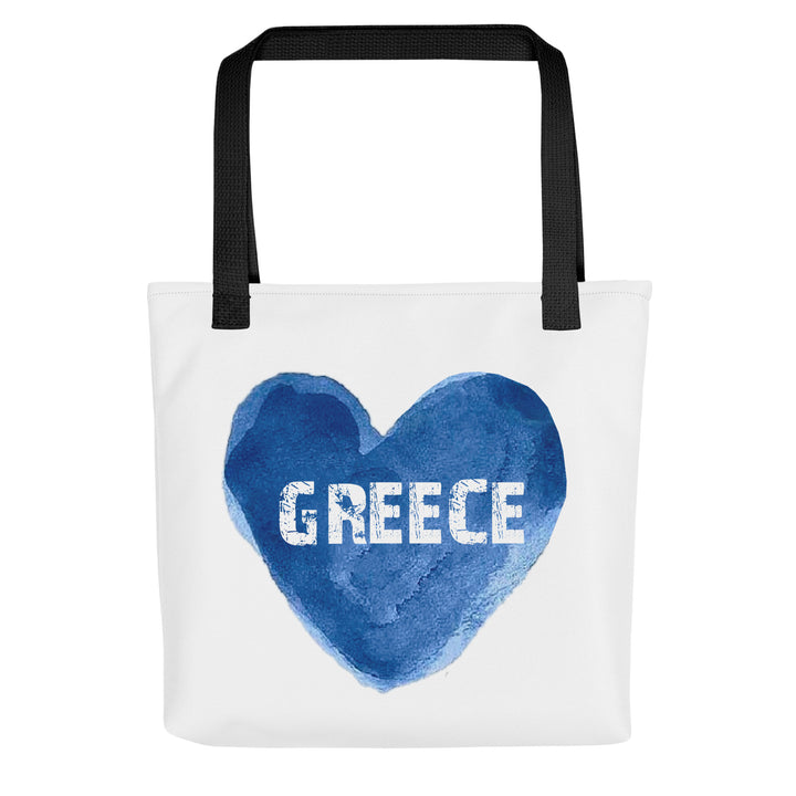 Greek Heart Tote bag