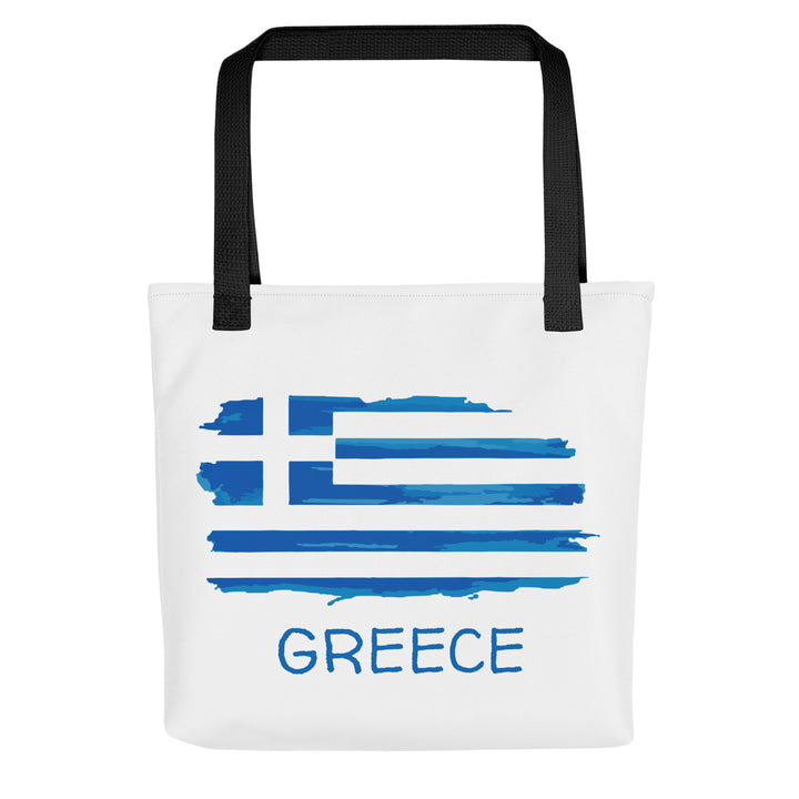 Greek Flag Tote bag