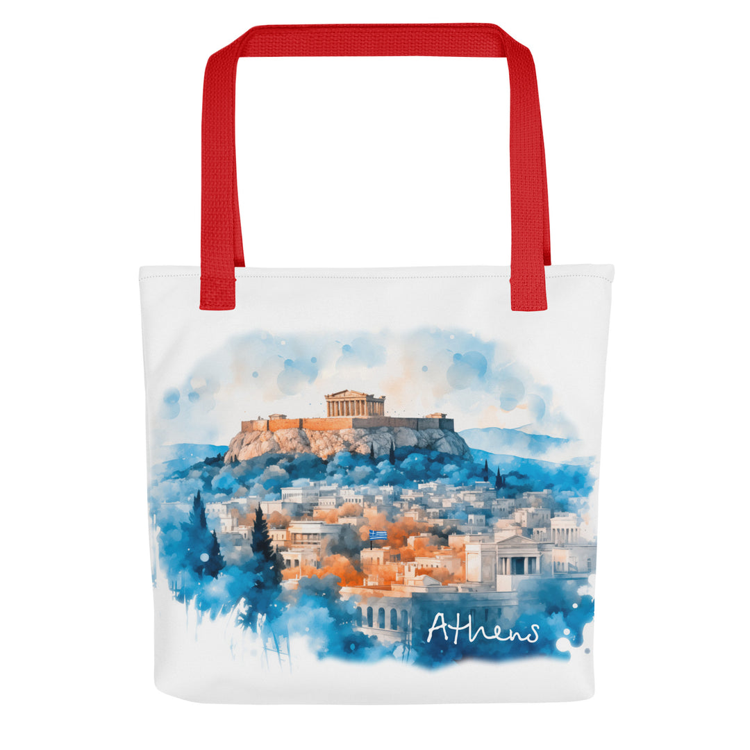 Athens Watercolor Tote bag