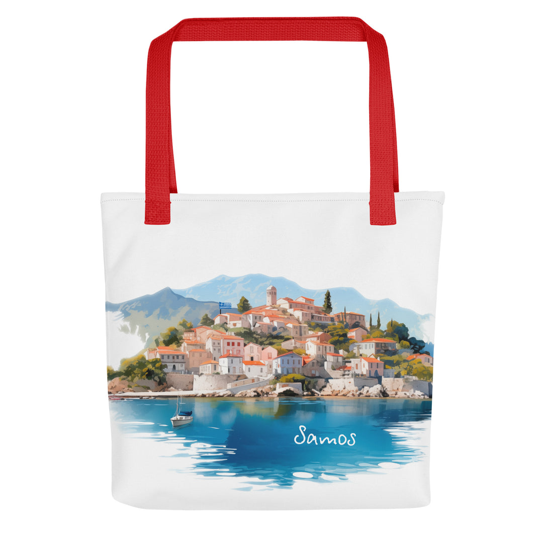 Samos Watercolor Tote bag