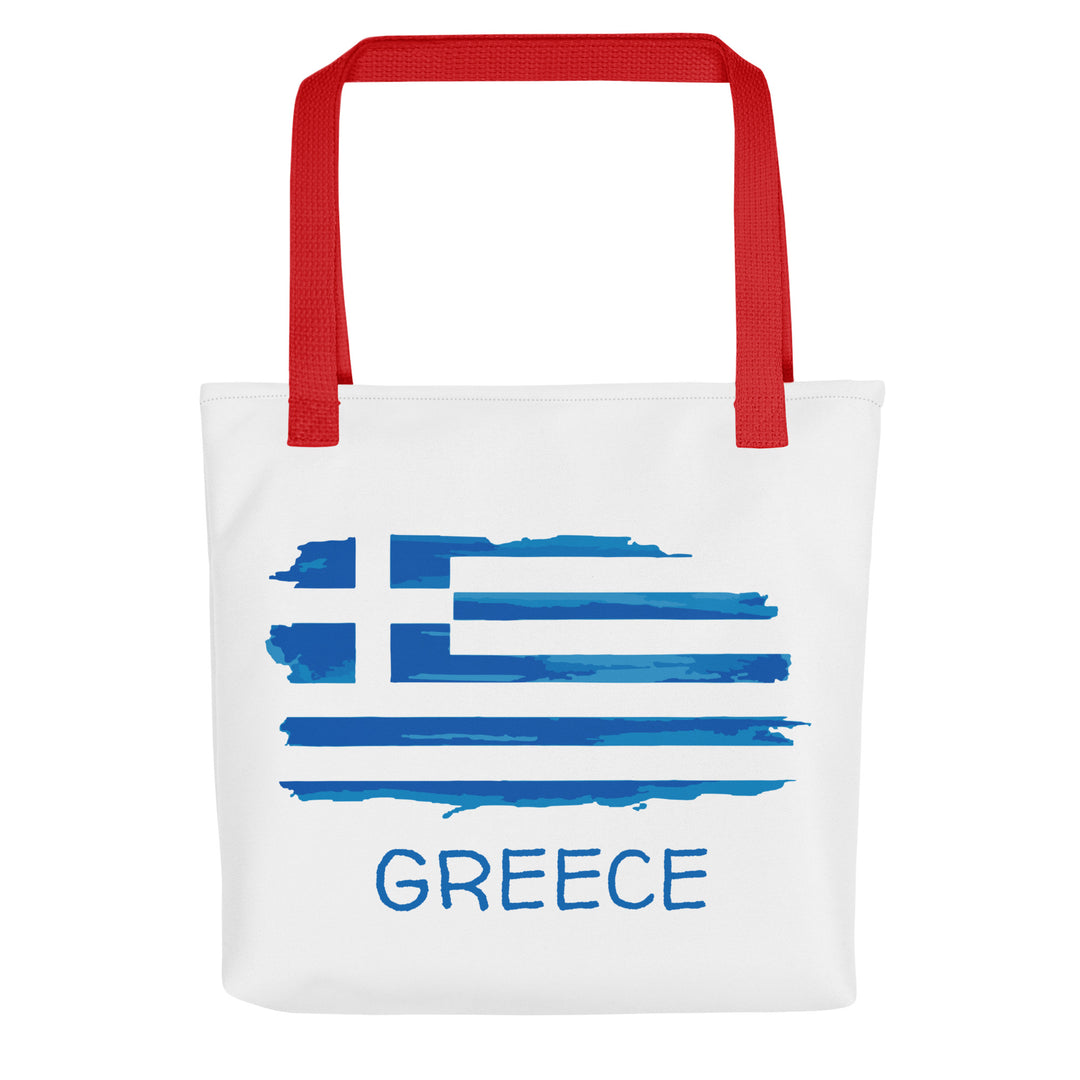 Greek Flag Tote bag