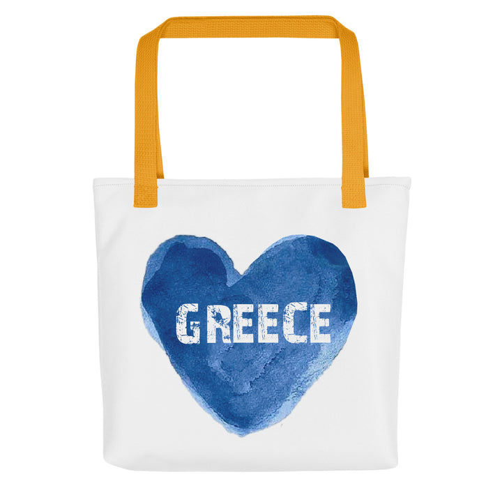 Greek Heart Tote bag