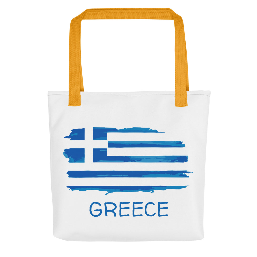 Greek Flag Tote bag