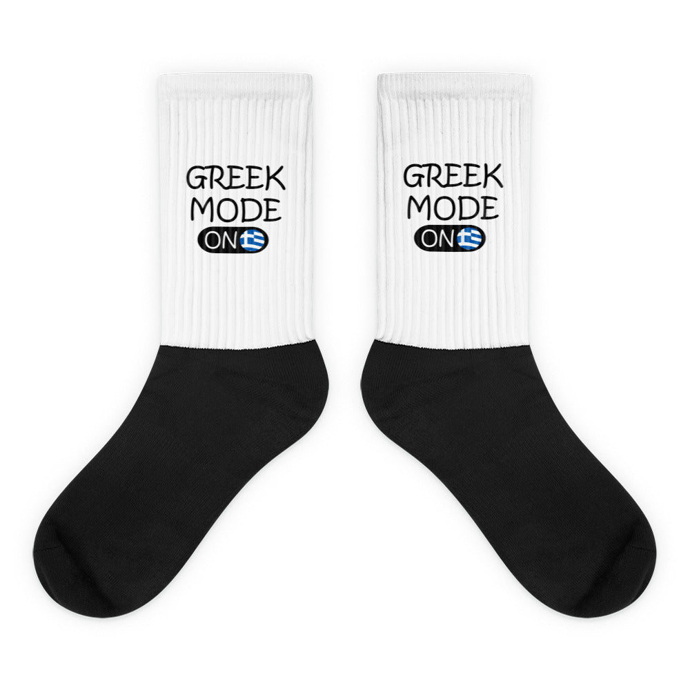 Greek Mode On Socks