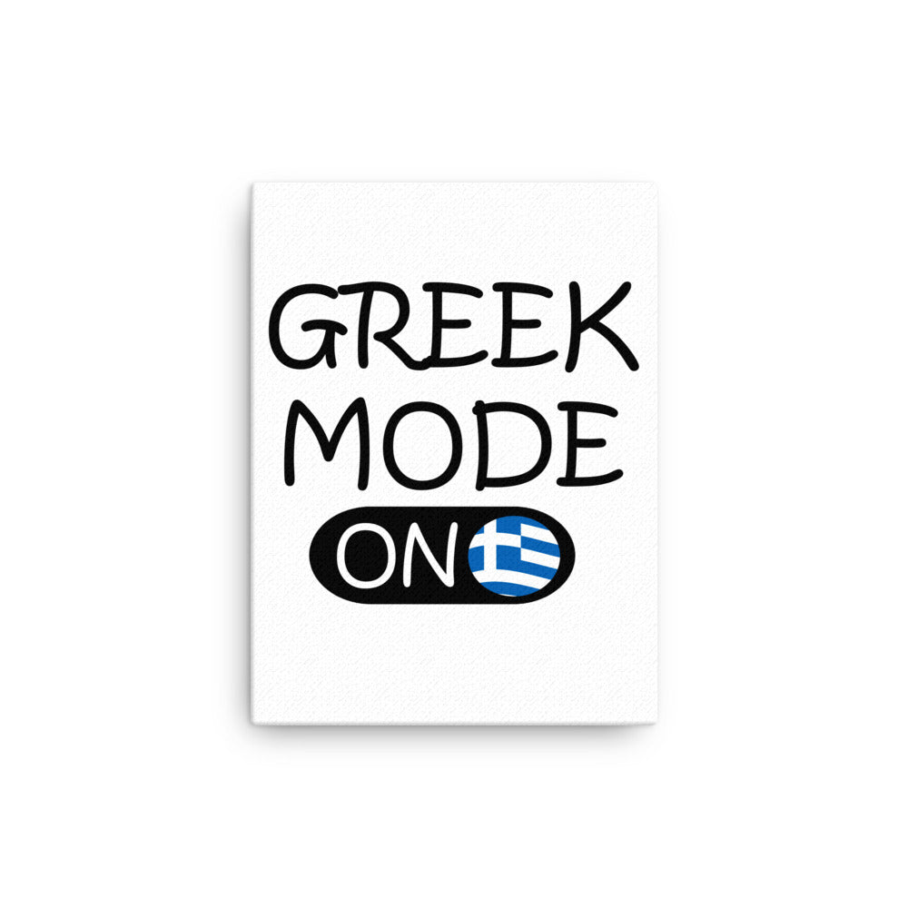 Greek Mode ON Canvas