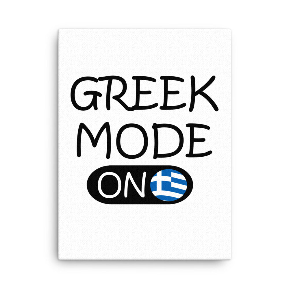 Greek Mode ON Canvas