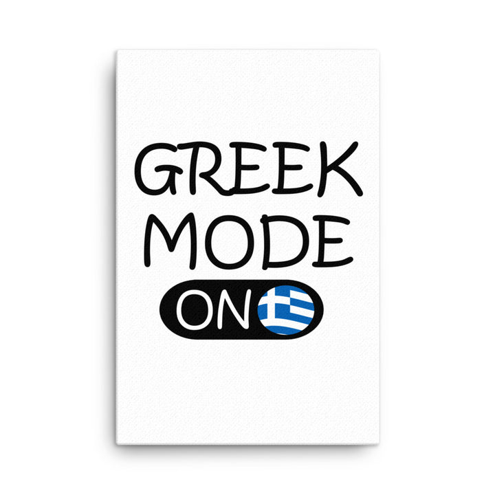 Greek Mode ON Canvas