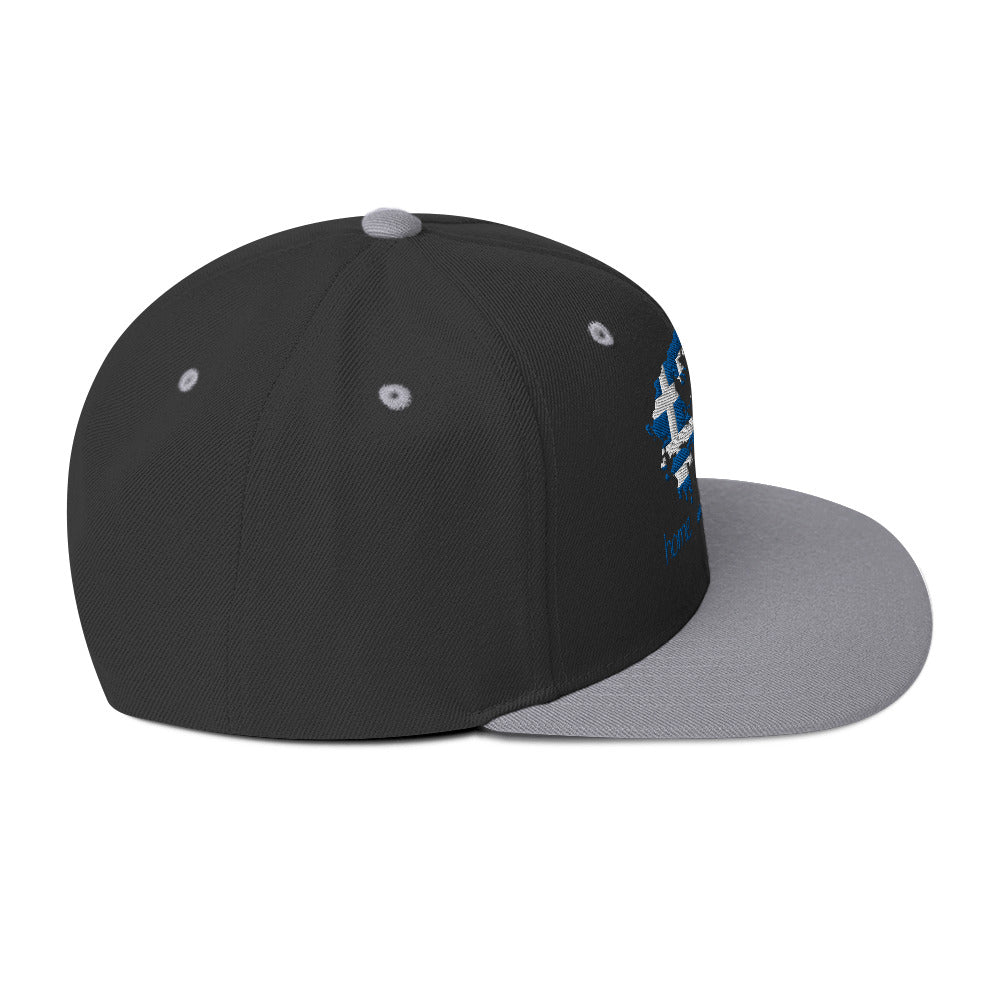 Greek Map Snapback Hat