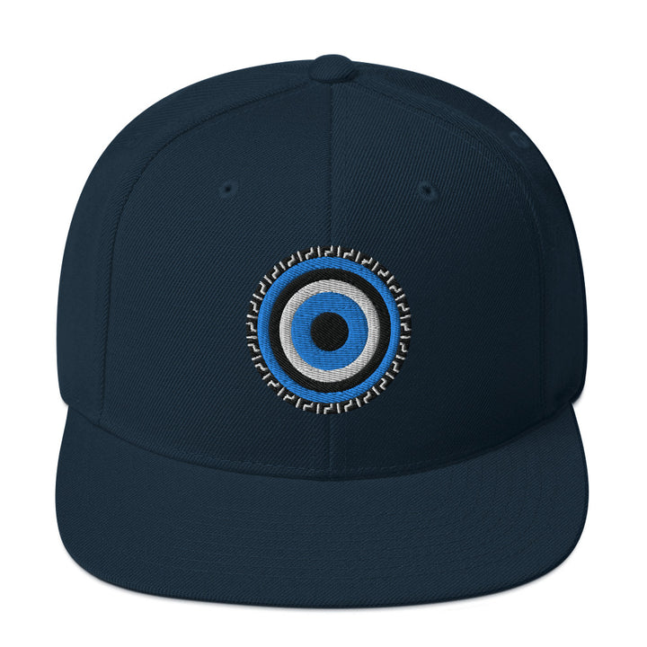 Greek Mati Snapback Hat