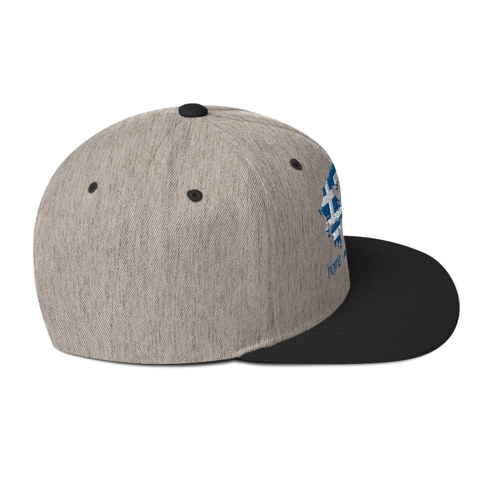 Greek Map Snapback Hat