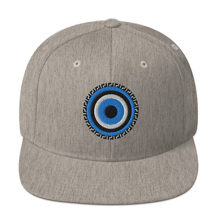 Greek Mati Snapback Hat