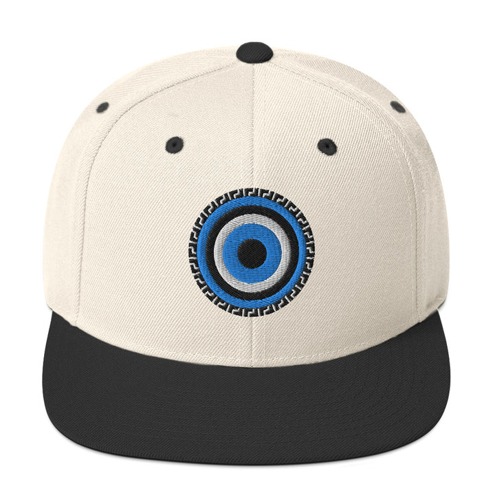 Greek Mati Snapback Hat