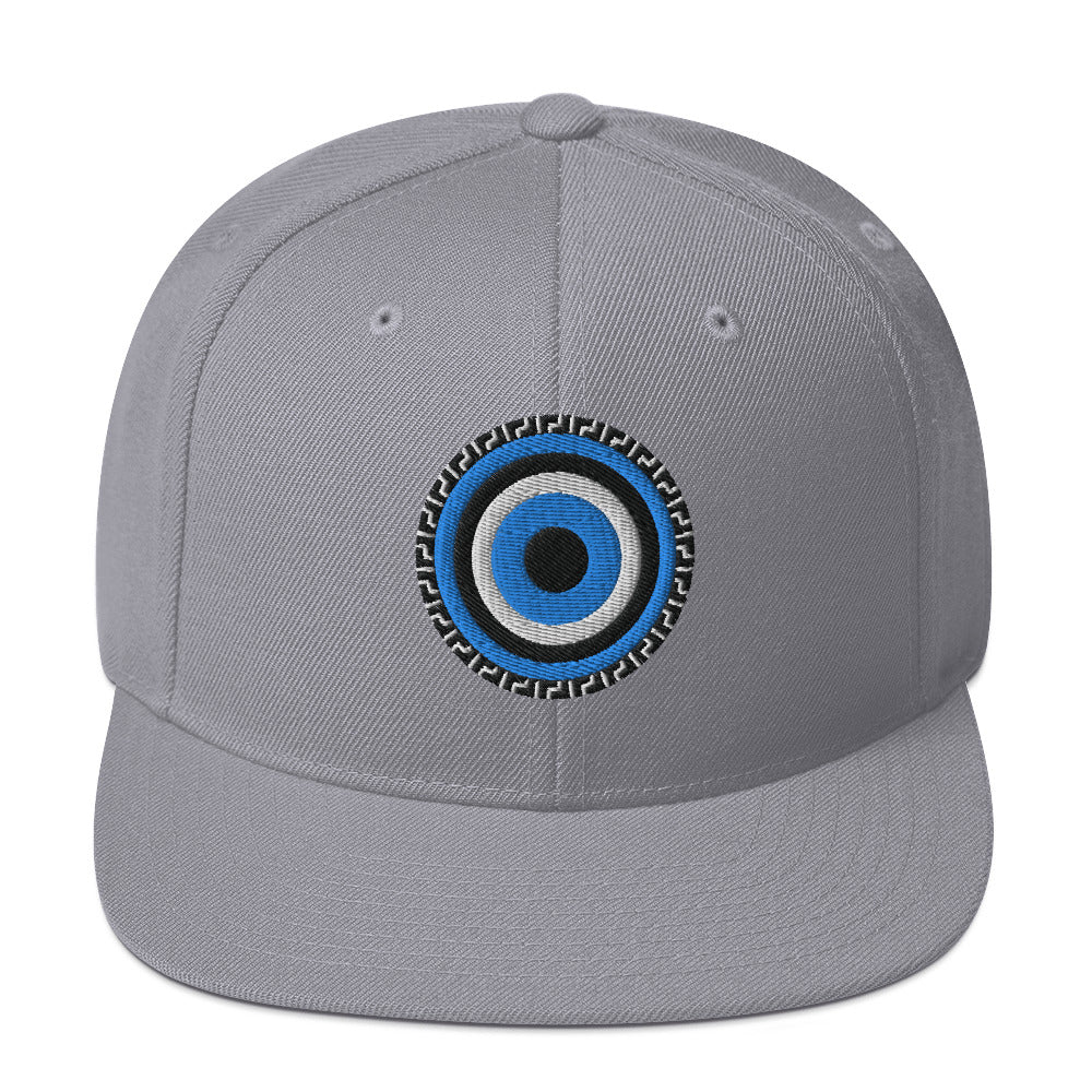 Greek Mati Snapback Hat