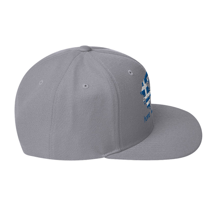 Greek Map Snapback Hat