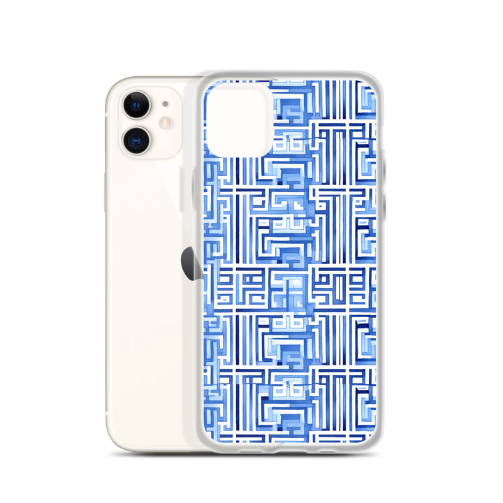 Greek Pattern Clear Case for iPhone®