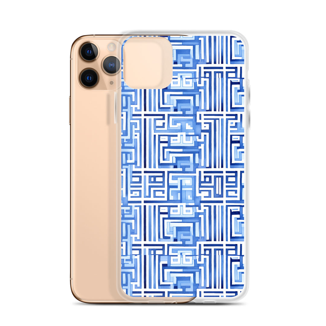 Greek Pattern Clear Case for iPhone®