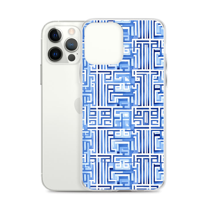 Greek Pattern Clear Case for iPhone®