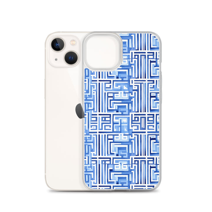 Greek Pattern Clear Case for iPhone®