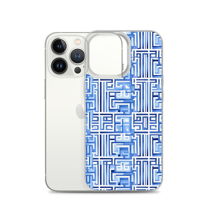 Greek Pattern Clear Case for iPhone®