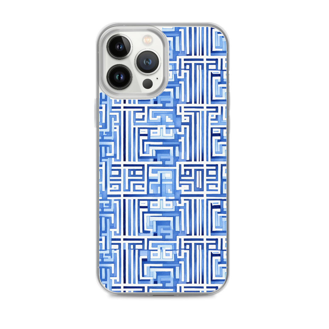 Greek Pattern Clear Case for iPhone®