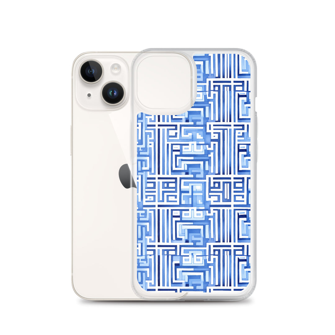 Greek Pattern Clear Case for iPhone®