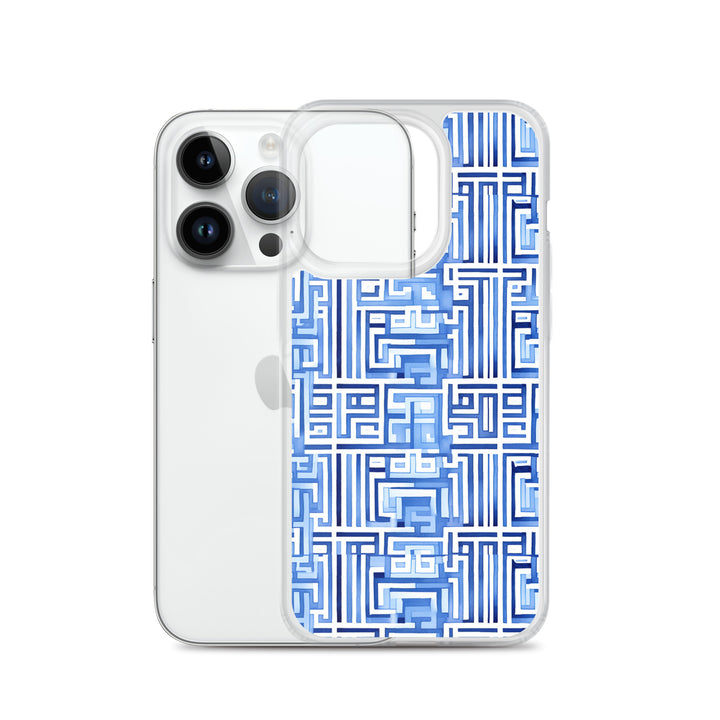 Greek Pattern Clear Case for iPhone®