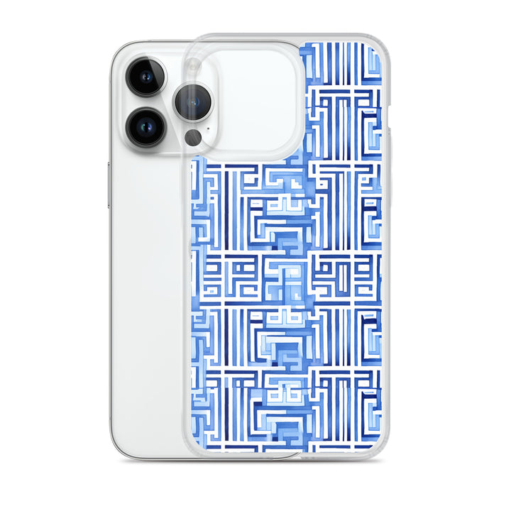 Greek Pattern Clear Case for iPhone®