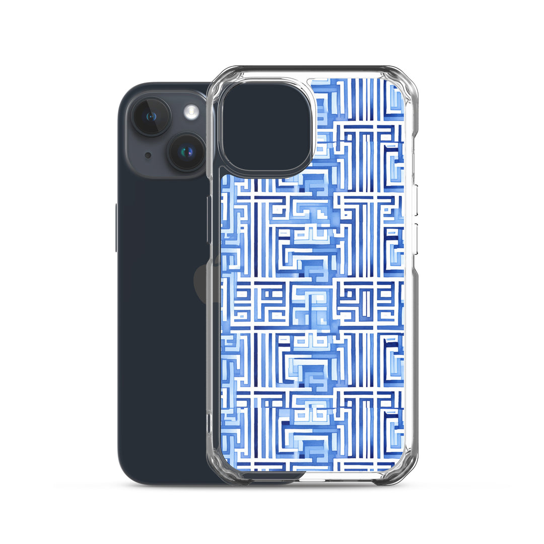 Greek Pattern Clear Case for iPhone®