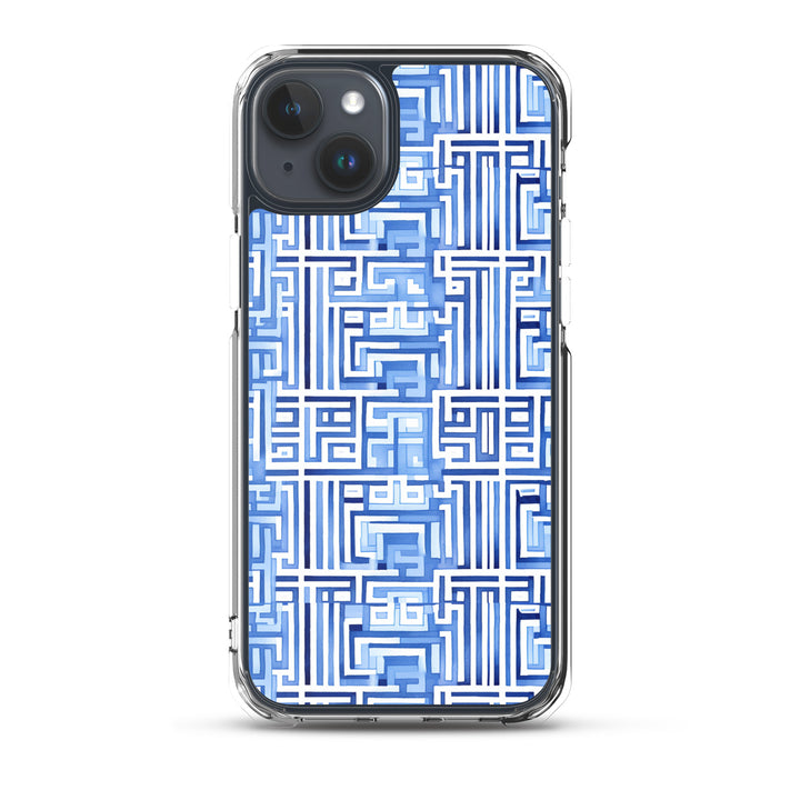 Greek Pattern Clear Case for iPhone®