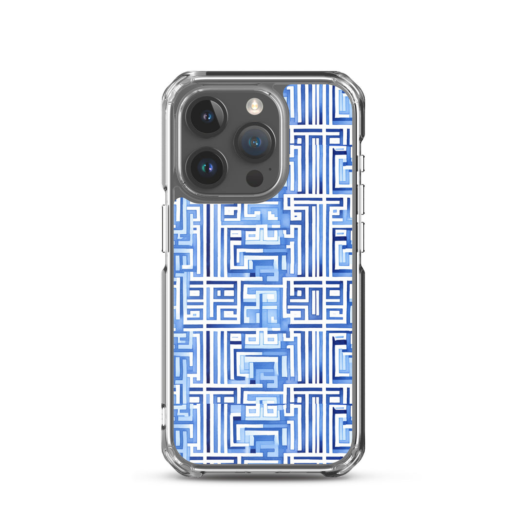 Greek Pattern Clear Case for iPhone®