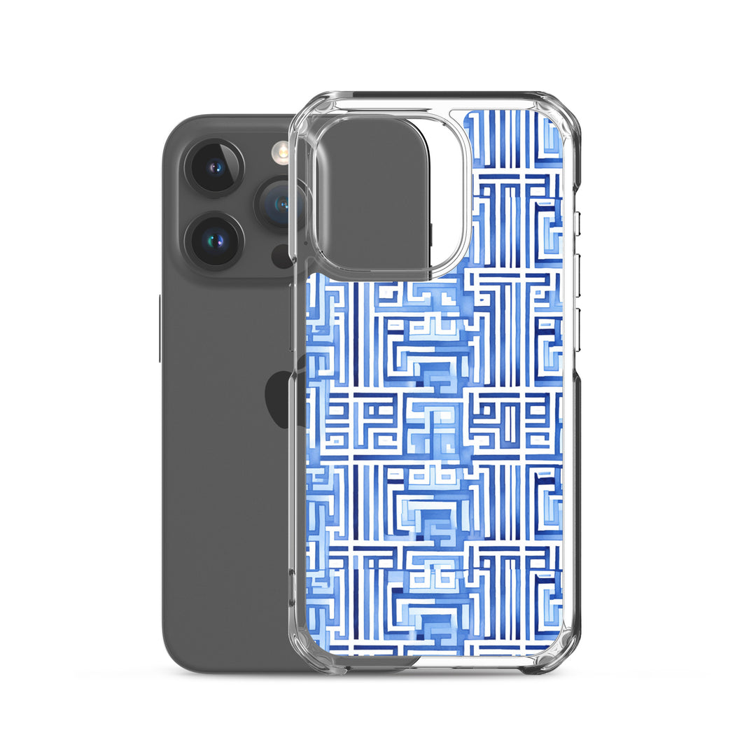 Greek Pattern Clear Case for iPhone®