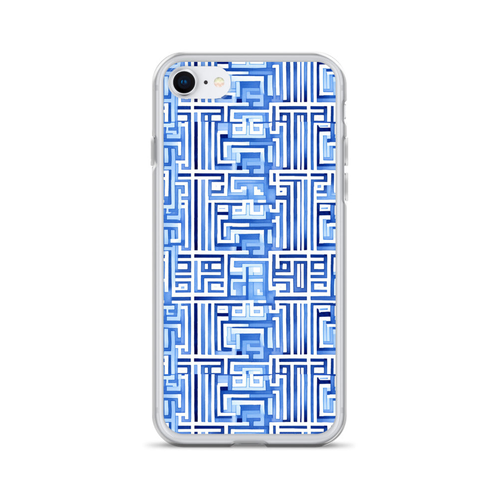 Greek Pattern Clear Case for iPhone®