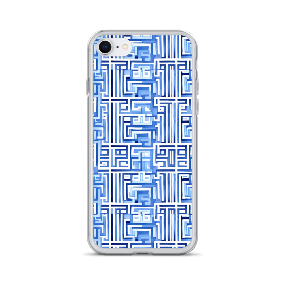 Greek Pattern Clear Case for iPhone®