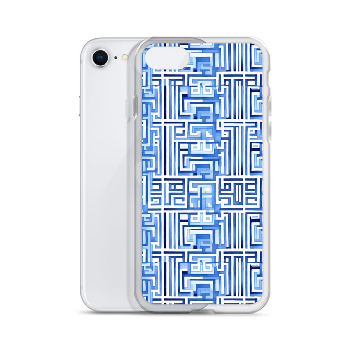 Greek Pattern Clear Case for iPhone®