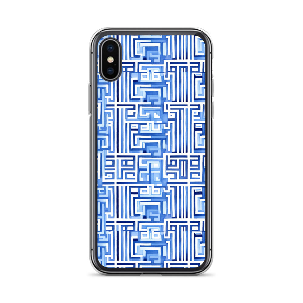 Greek Pattern Clear Case for iPhone®