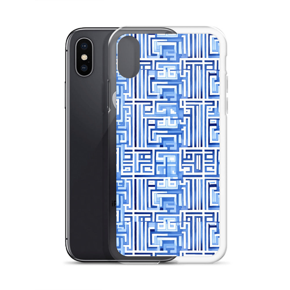 Greek Pattern Clear Case for iPhone®