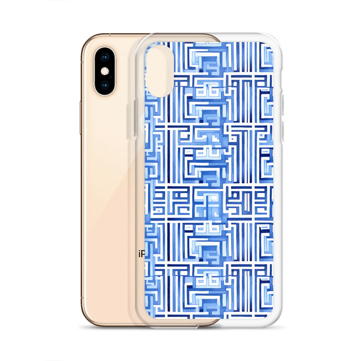 Greek Pattern Clear Case for iPhone®