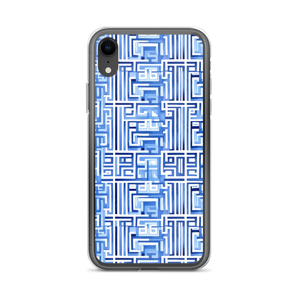 Greek Pattern Clear Case for iPhone®