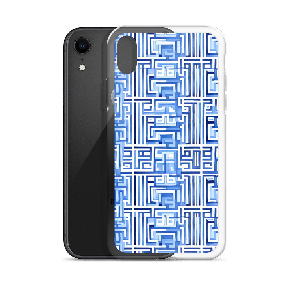 Greek Pattern Clear Case for iPhone®