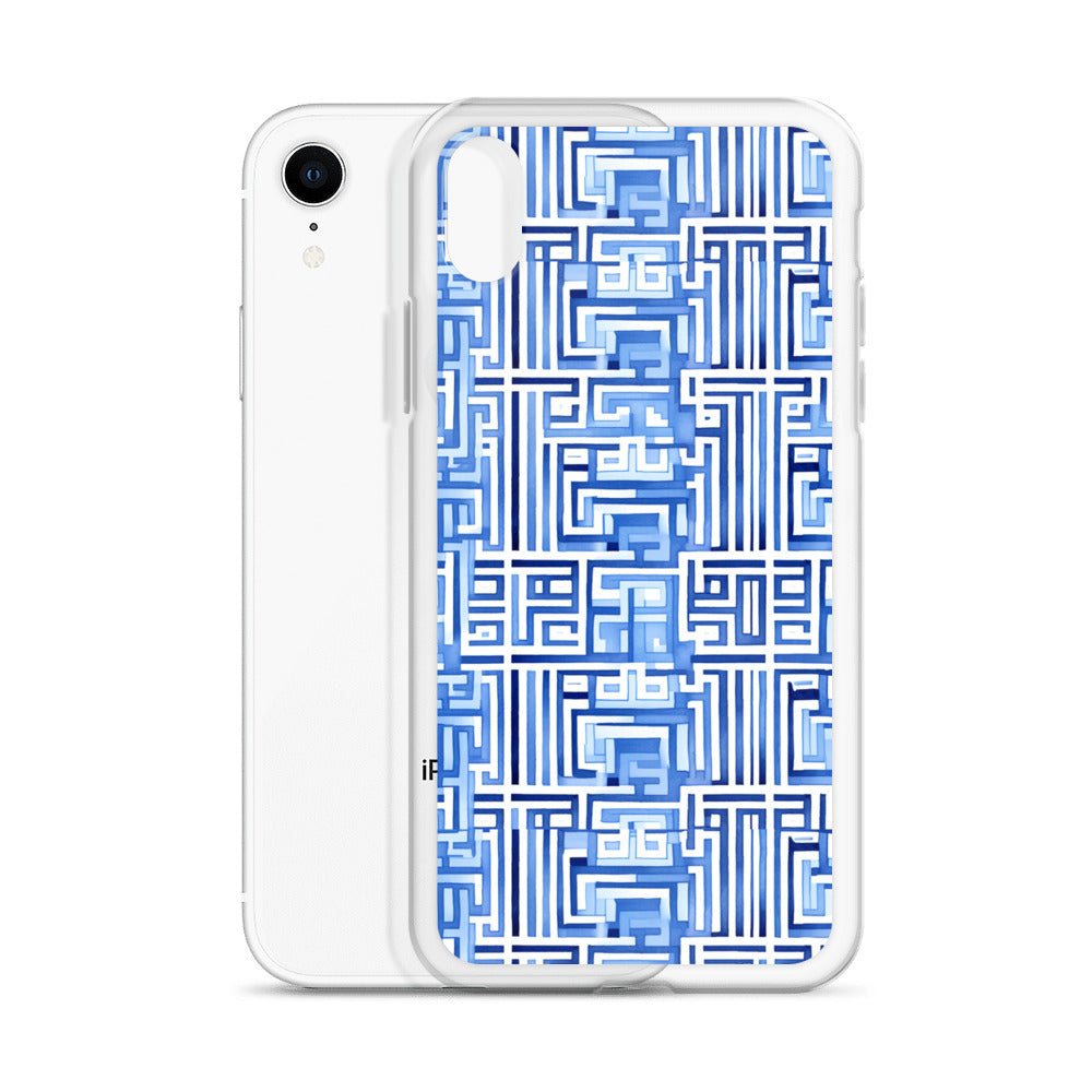 Greek Pattern Clear Case for iPhone®