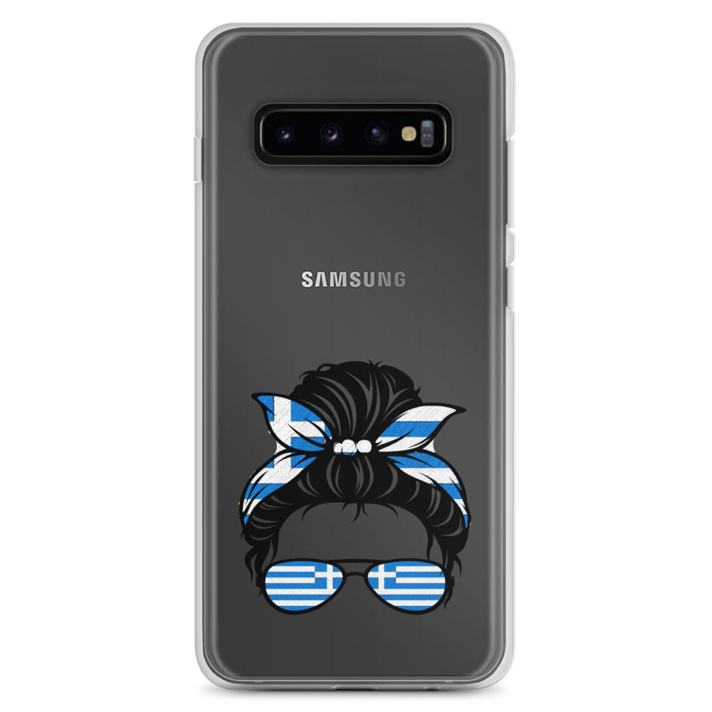 Greek Girl Clear Case for Samsung®